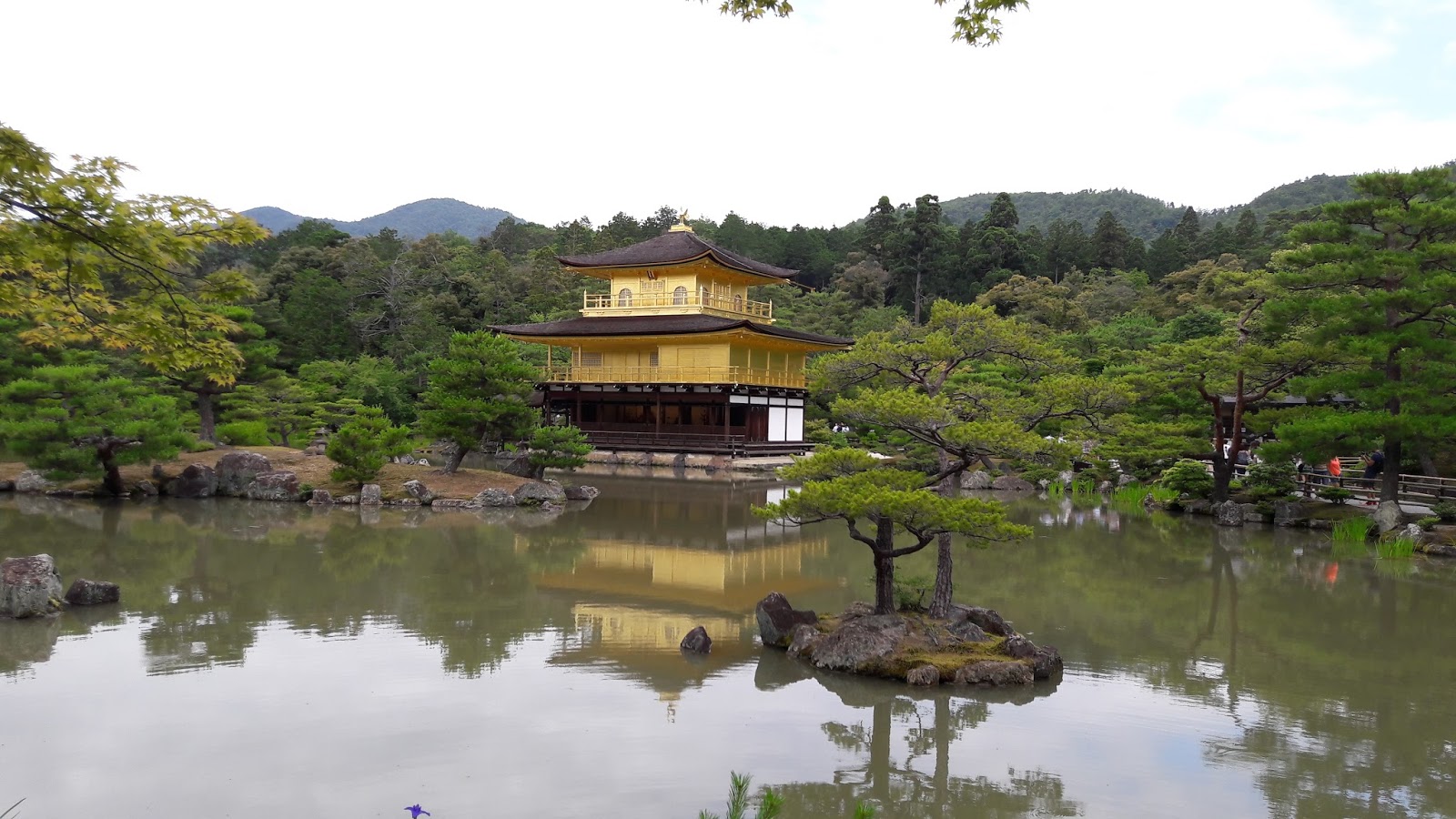 Templo Do Pavilhao Dourado Kinkaku Ji Industrias Culturais