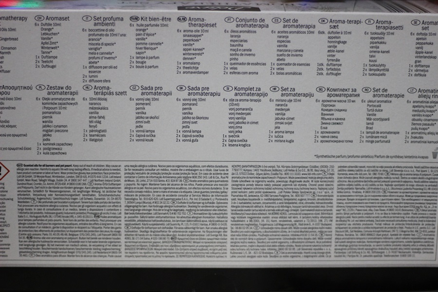 Sapphire Eyes and Rubin Lips Lidl Deluxe Aromatherapy set