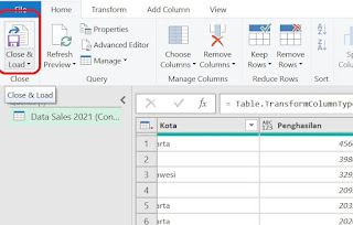 Excel4Work: Menggabungkan 2 Sheet (atau Lebih) menjadi 1 Sheet, dengan ...