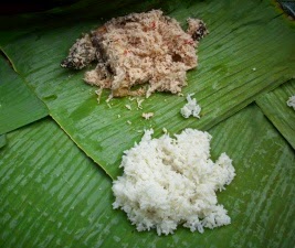 Kuliner Pecel Pitik khas suku Using, Banyuwangi.