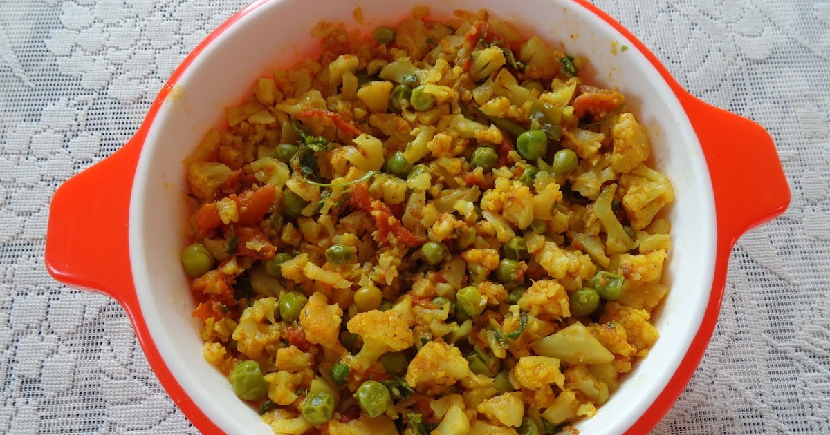 Cooking With Shobana : GOBHI MATAR BHURJI