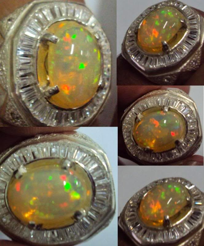 Cara merawat batu  cincin ali kalimaya black  opal  banten 