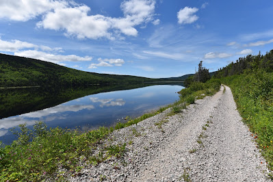 Trans Canada Trail pathway Newfoundland Canada.