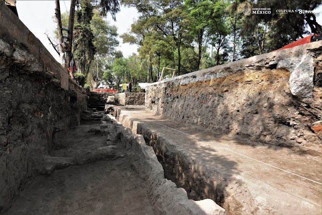 Foundations of pre-Hispanic house unearthed in Mexico City