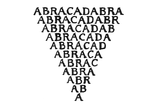 Abrahadabra pronunciation picture