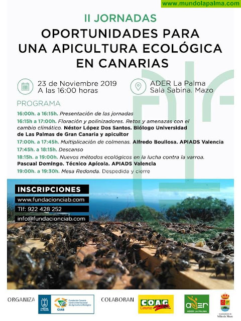 La Palma acoge las ‘II Jornadas de Oportunidades para una Apicultura Ecológica en Canarias’