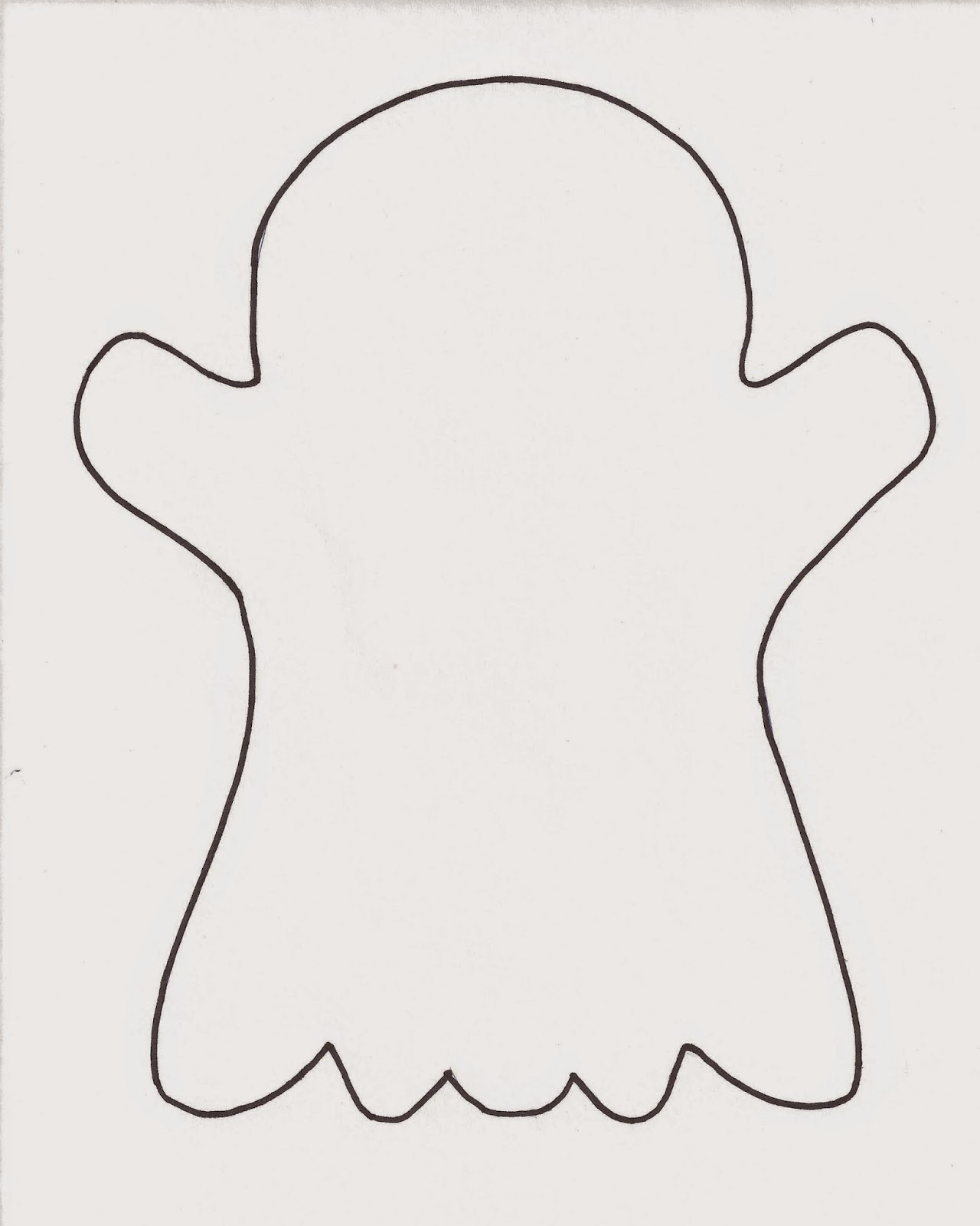 Crafts for Kids' Minds: Free Printable Ghost Template
