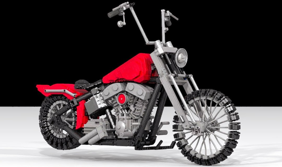 LEGO TECHNIC MOTORCYCLES: Giant Lego Harley