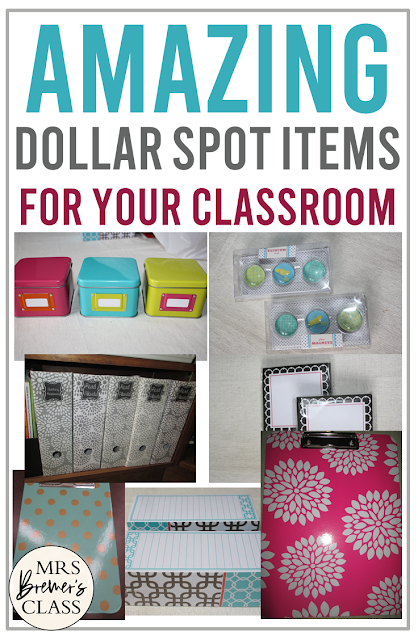 Dollar Spot items to get for a budget friendly classroom