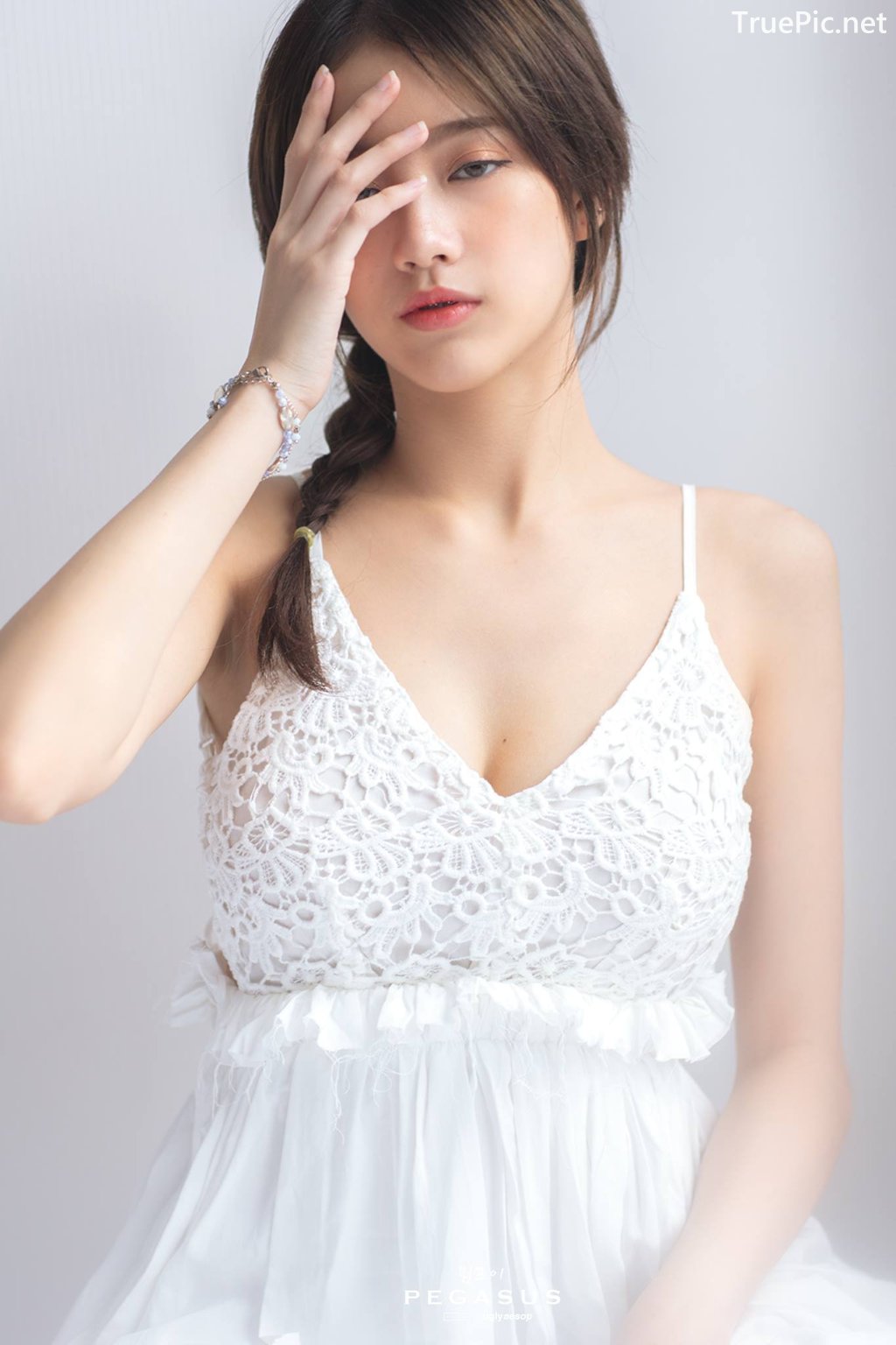 Image Thailand Model - Pimploy Chitranapawong - Beautiful In White - TruePic.net - Picture-9