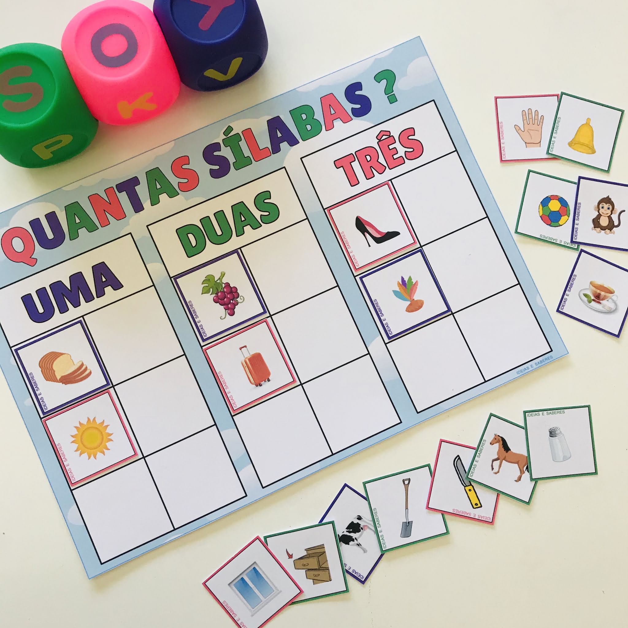 QUANTAS SÍLABAS? Ideias e Saberes