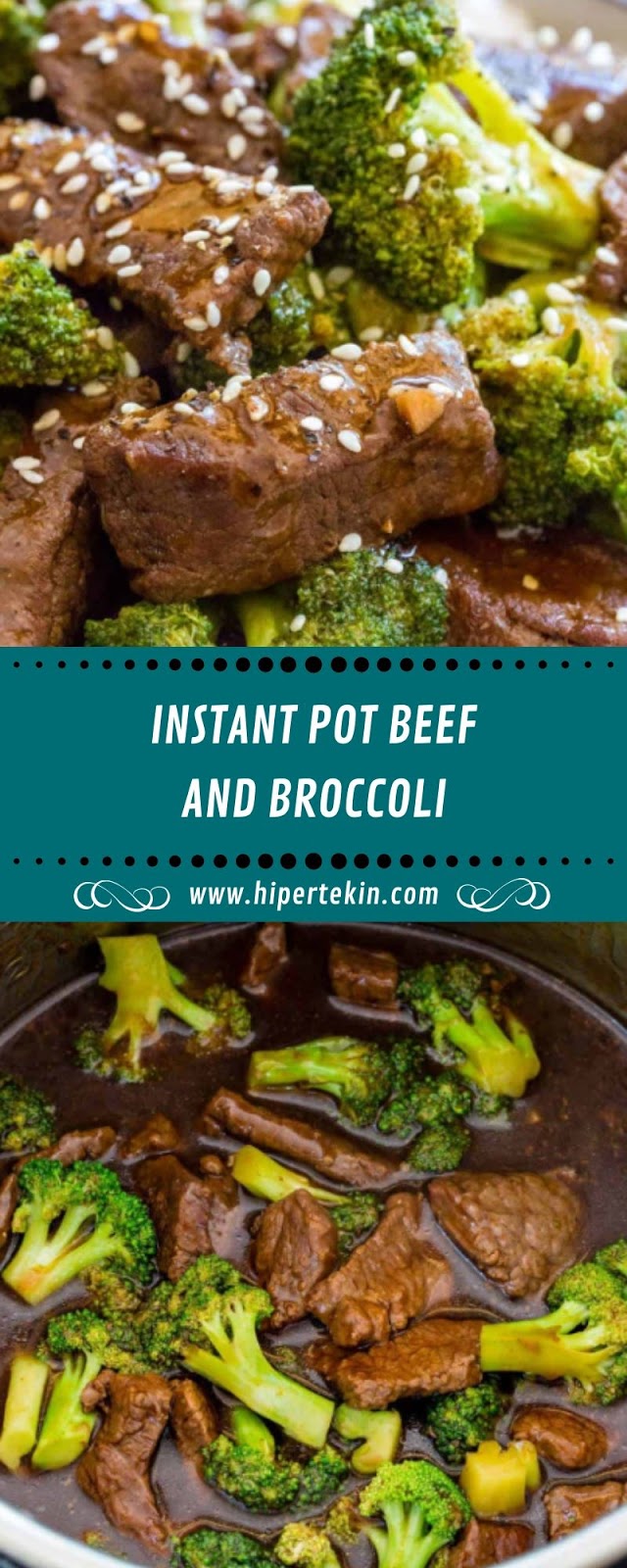 INSTANT POT BEEF AND BROCCOLI