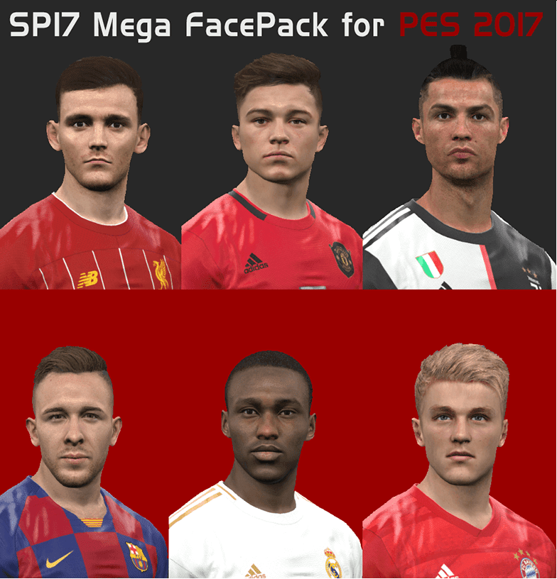 PES 2017 Facepack V1 for Smoke Patch 17 ~   Free Download  Latest Pro Evolution Soccer Patch & Updates
