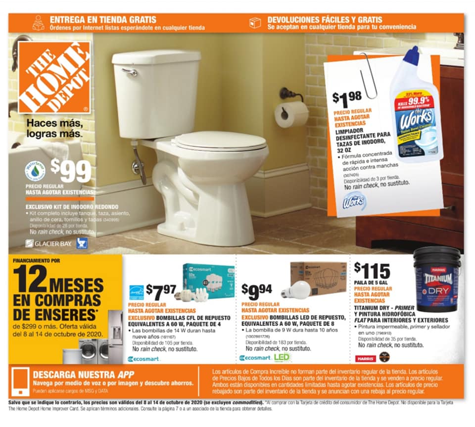 Ahorros Diarios Usando Cupones Especiales en las tiendas The Home