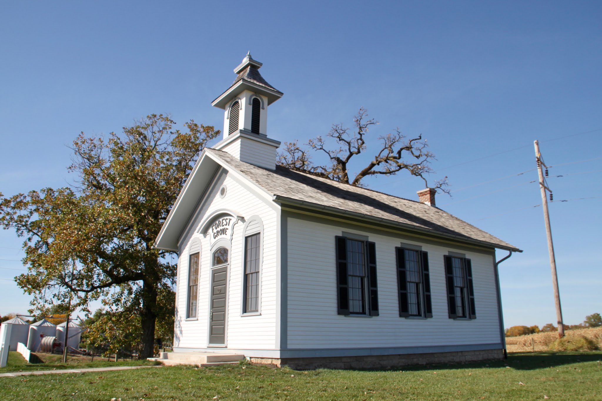 Iowa One Room Schools Pleasant Valley 5, Forest Grove School, Bettendorf