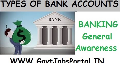 Types Of Bank Accounts In India General Awareness Study Notes For Bank