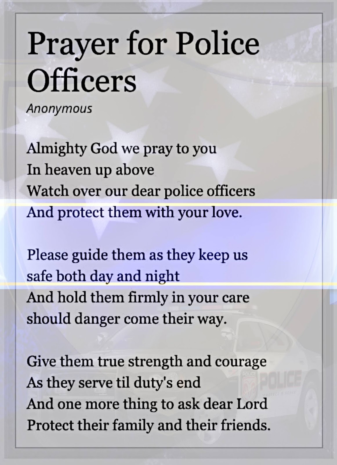 Delmarva Supports Law Enforcement Friday, June 19th Day of Prayer for