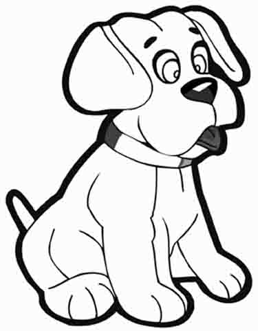 Top 5 Free and Easy Funny Dog Coloring Pages