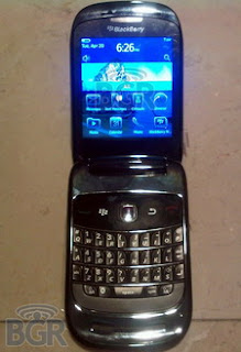 BlackBerry 9670 QWERTY clamshell phone with OS 6.0 spotted 1