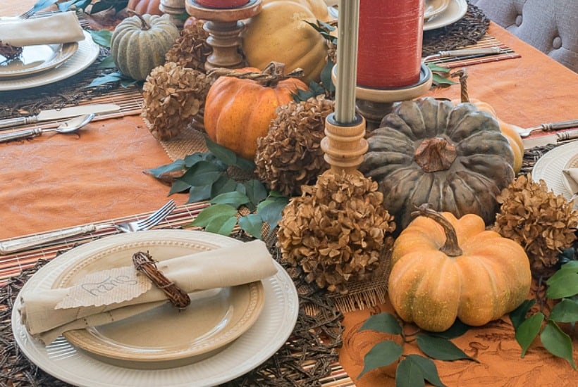 Thanksgiving Table Centerpiece Ideas | Tropical Design