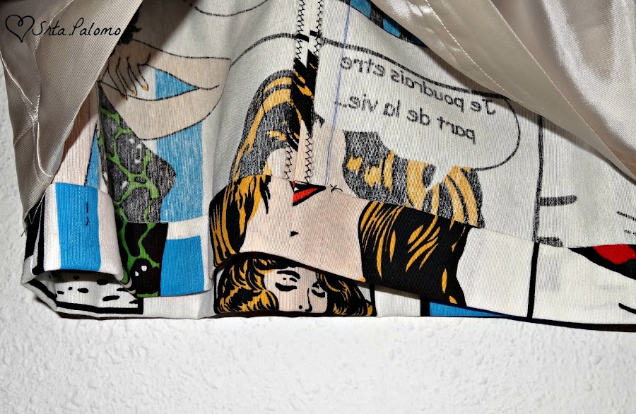 falda hecha a medida a mano