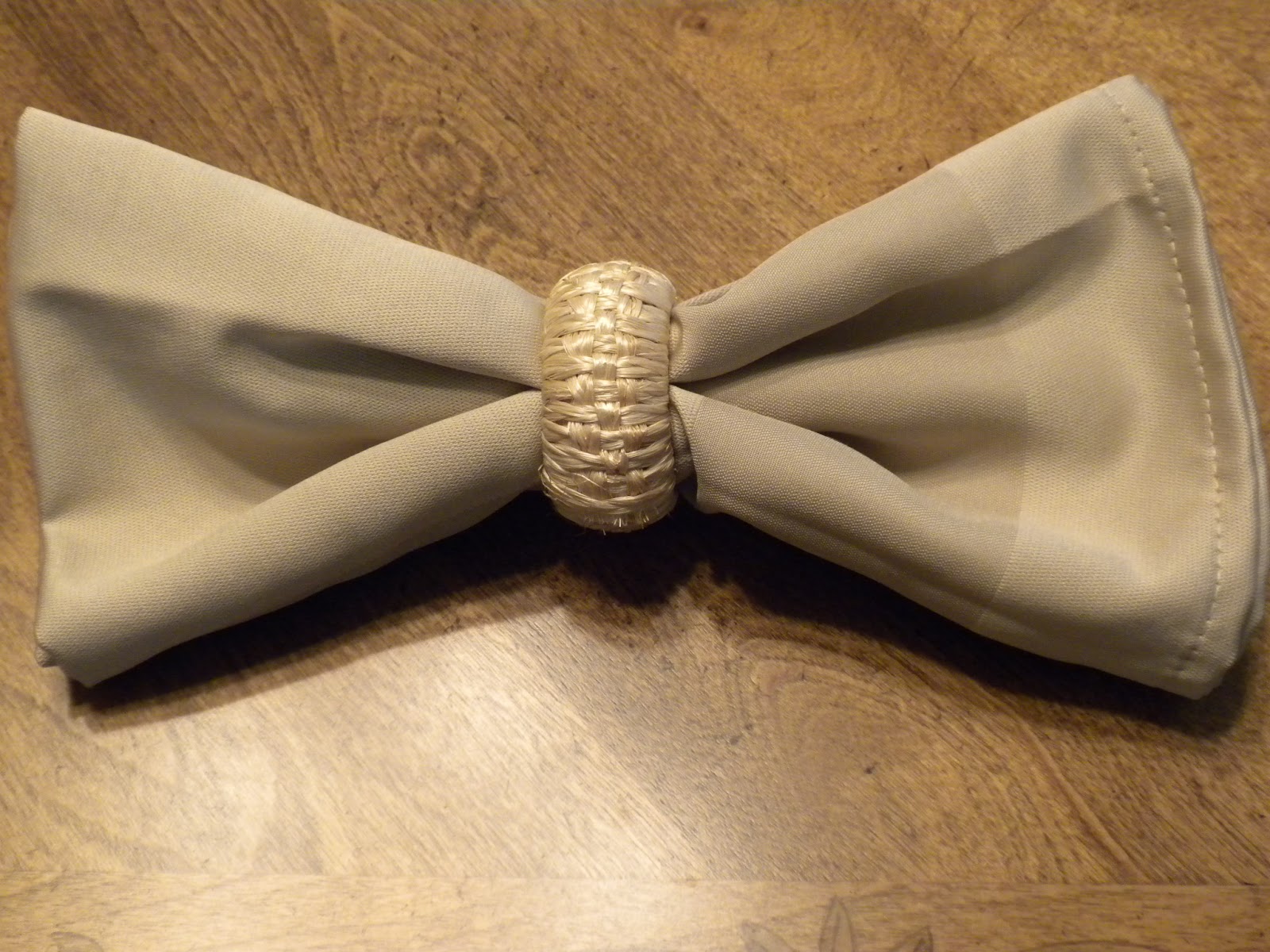 DIY BowTie Napkin Rings