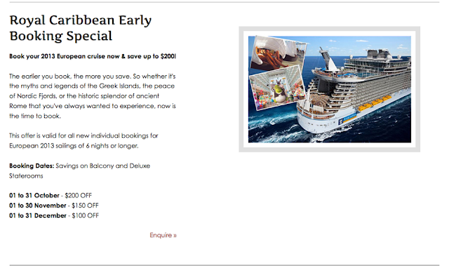 royal caribbean travel agent booking site