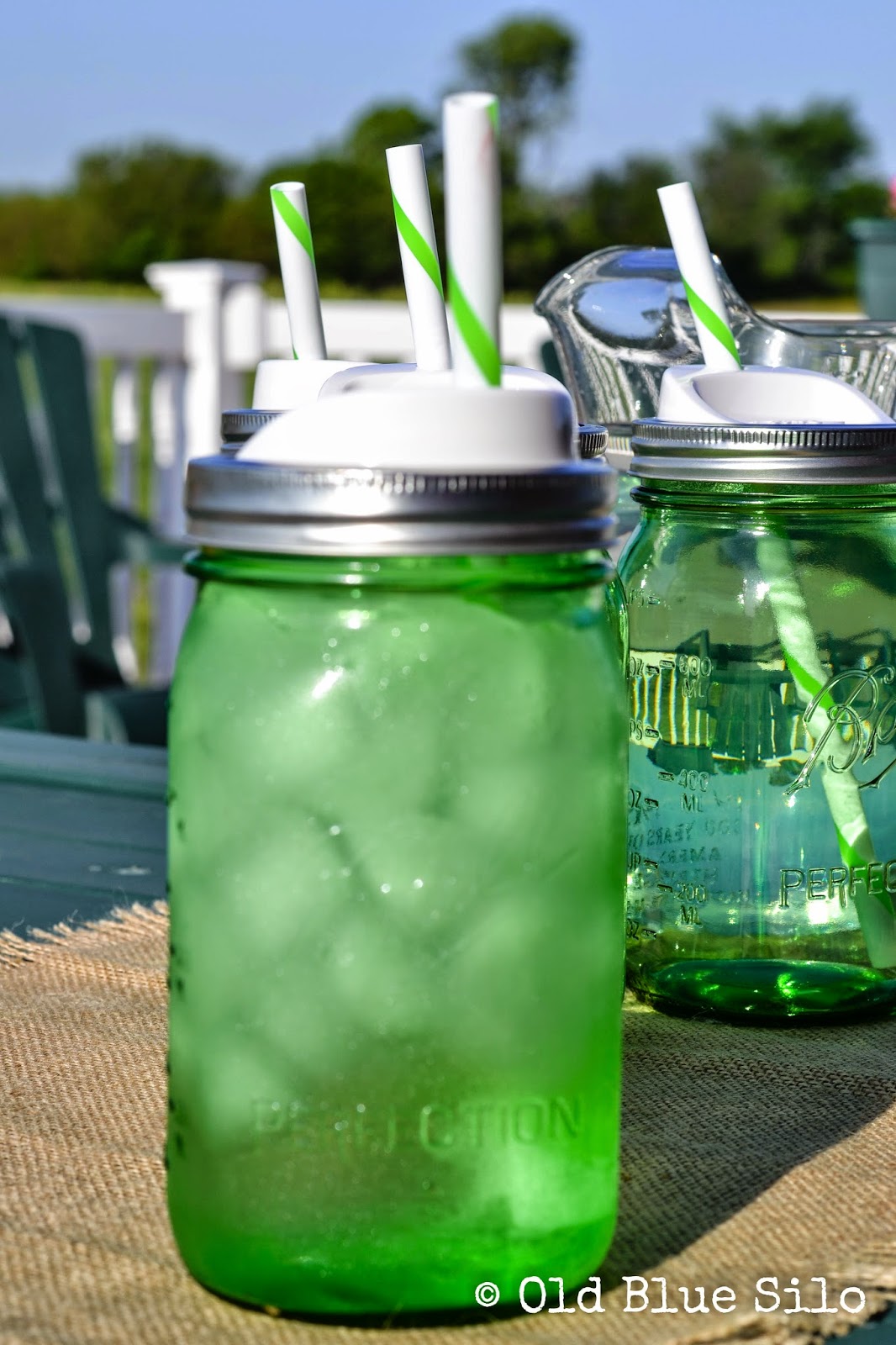 Old Blue Silo: Mason Jar Monday: Ball® Sip & Straw Lids