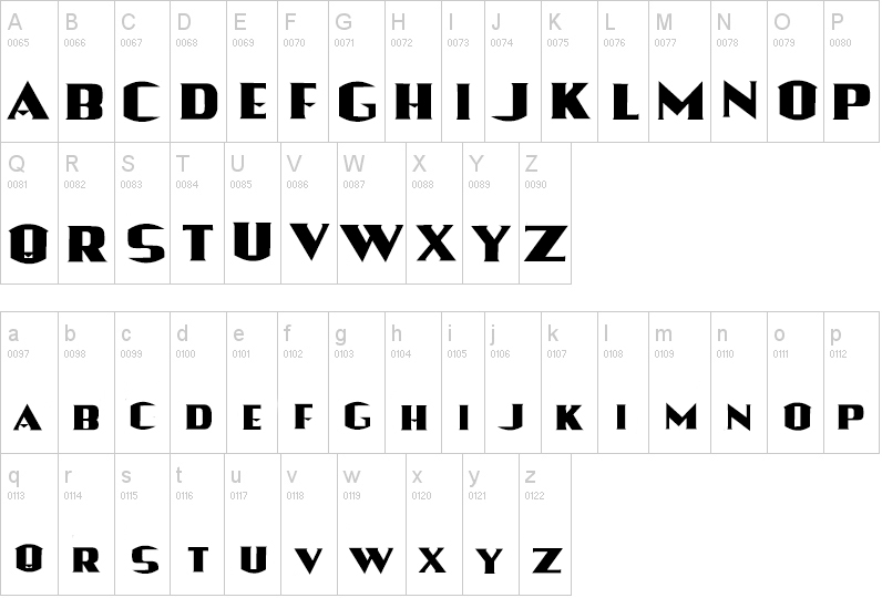 tipografia mujer maravilla abecedario alfabeto