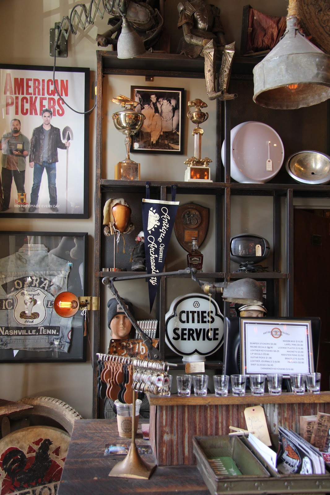 CHAD'S DRYGOODS CHAD'S STORE VISIT ANTIQUE ARCHAEOLOGY, NASHVILLE TN.