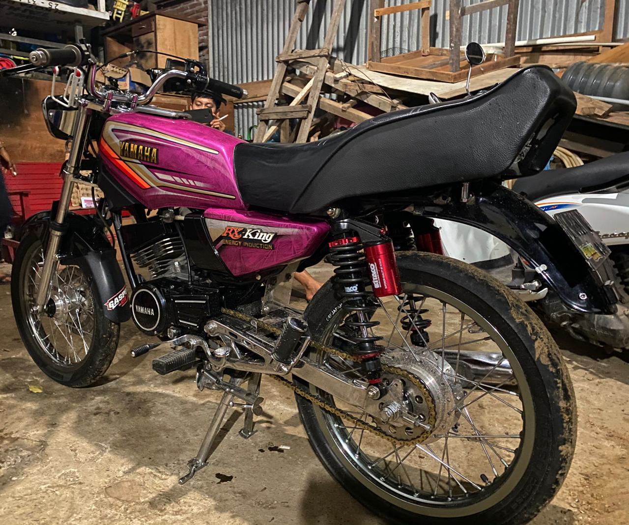 Rx King Modif Warna Pink 12 Modifikasi Motor Rx King Warna Hitam
