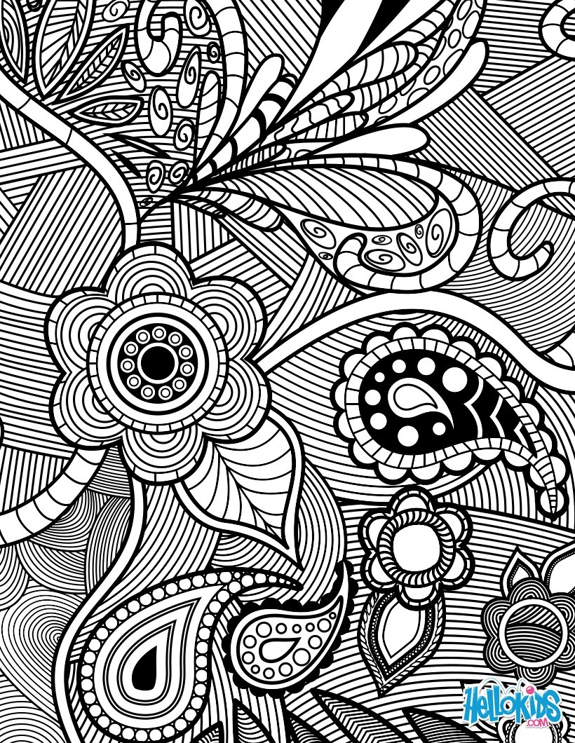 Coloring Page Designs Coloring Print