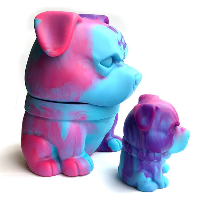 Rainbow Style Cotton Candy Edition Designer Vinyl Toy Figure By Fluffy House Rainbow Style Cotton Candy Edition Designer Vinyl Toy Figure By Fluffy House