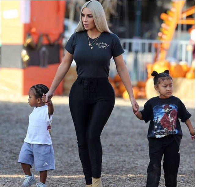 Rezultate imazhesh pÃ«r kim kardashian and children