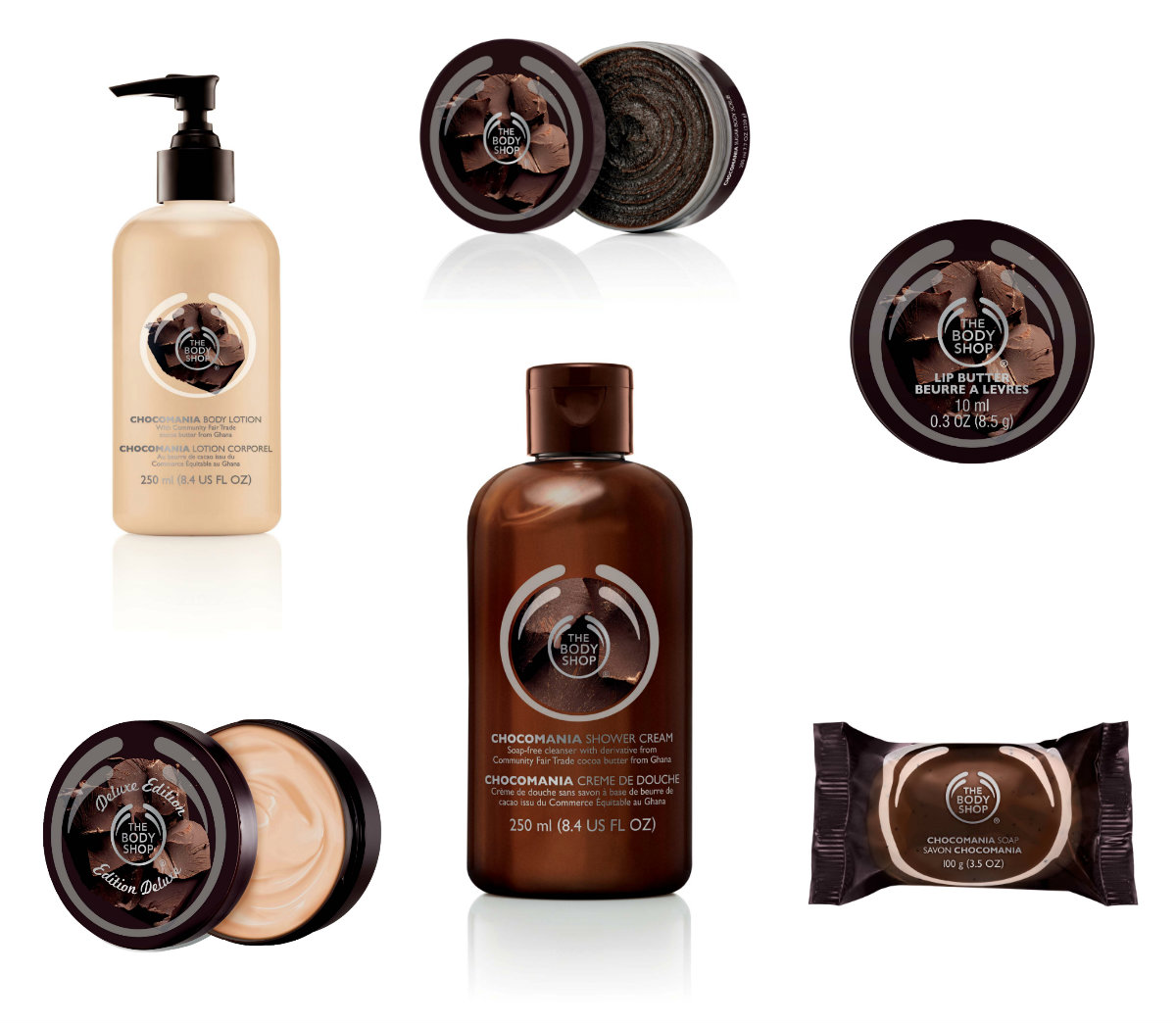 Chocosophy The Body Shop range