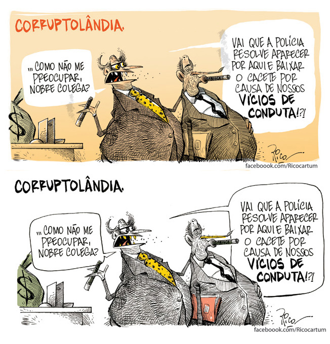 Rico studio Corruptolândia. Rico studio Corruptolândia.