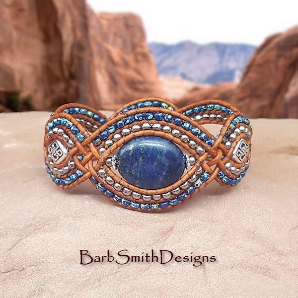 Gorgeous Bead and Knotted Leather Bracelet Tutorials and Kits by ...