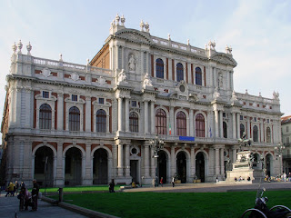 Palazzo Carignano, birthplace of the King, where Italy's first parliament met in 1861