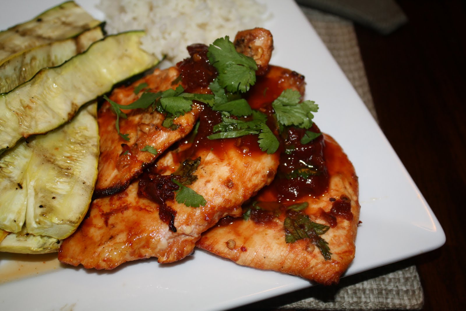 Jourdan Leigh in the kitchen Chipotle Honey Grilled Chicken