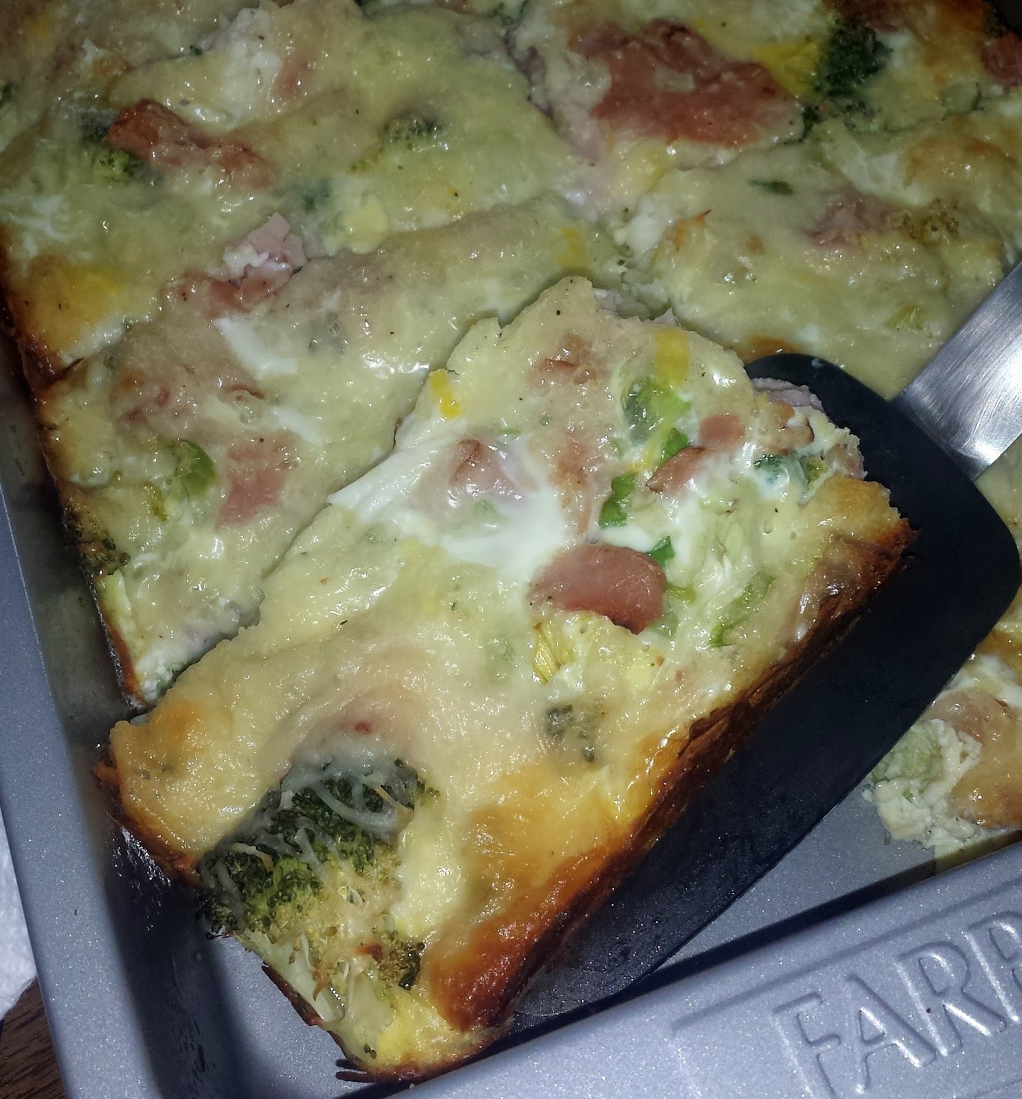 Rebecca's Amazing Creations Ham and Broccoli Egg Bake
