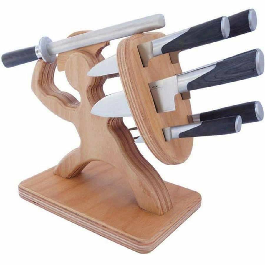 Utensilios y gadgets de cocina hechos de madera | Construccion y
