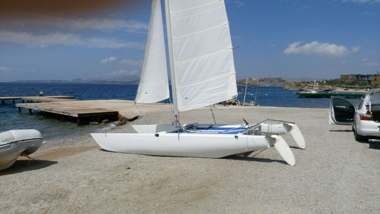 Satilik Katamaran Hobiecat Dart Bodrumwindsurf Yelkenli Klubu Bitez M 05323232441