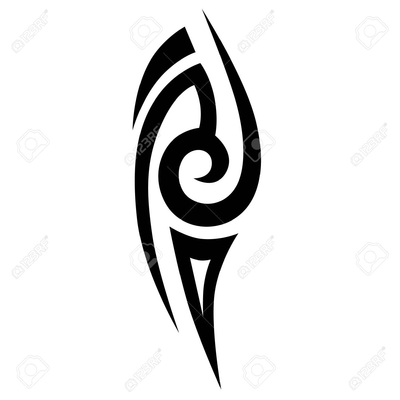 How To Draw A Simple Tribal Tattoo Step by Step Drawing Guide by Dawn   DragoArt