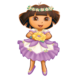 Cartoon Characters: Dora the Explorer PNG pack