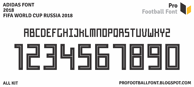 Más lejano haz Estudiante Adidas World Cup 2018 Font