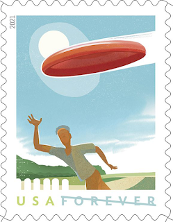 USPS frisbee stamp