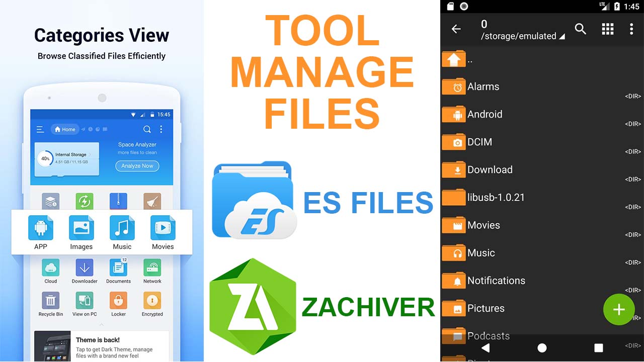 ES Files + Zarchiver Pro APK mới nhất 2023 cho Android