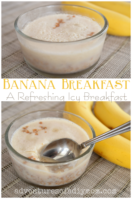 a refreshing banana breakfast