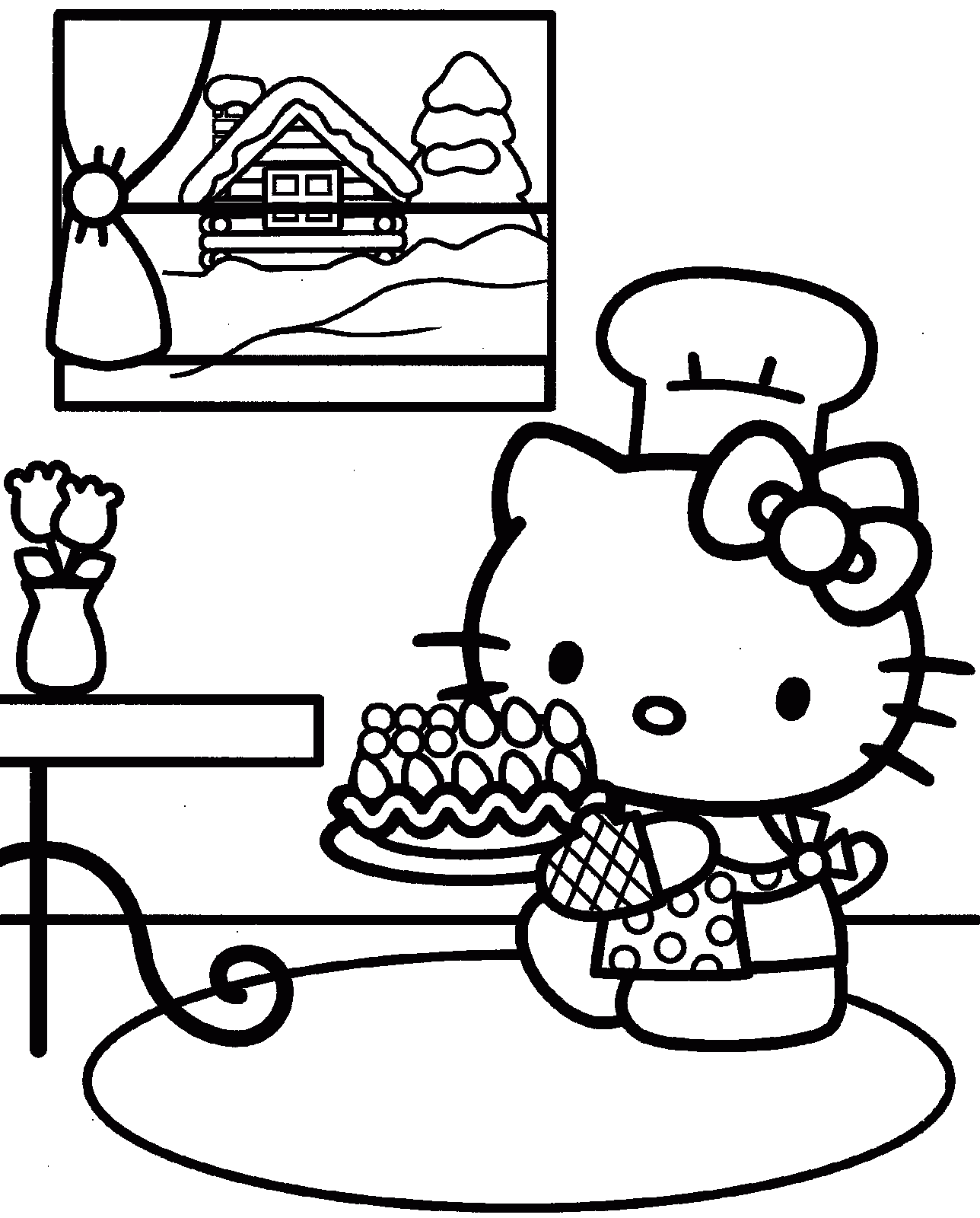 Printable Coloring Hello Kitty Francesco Printable Printable Coloring Hello Kitty Francesco Printable