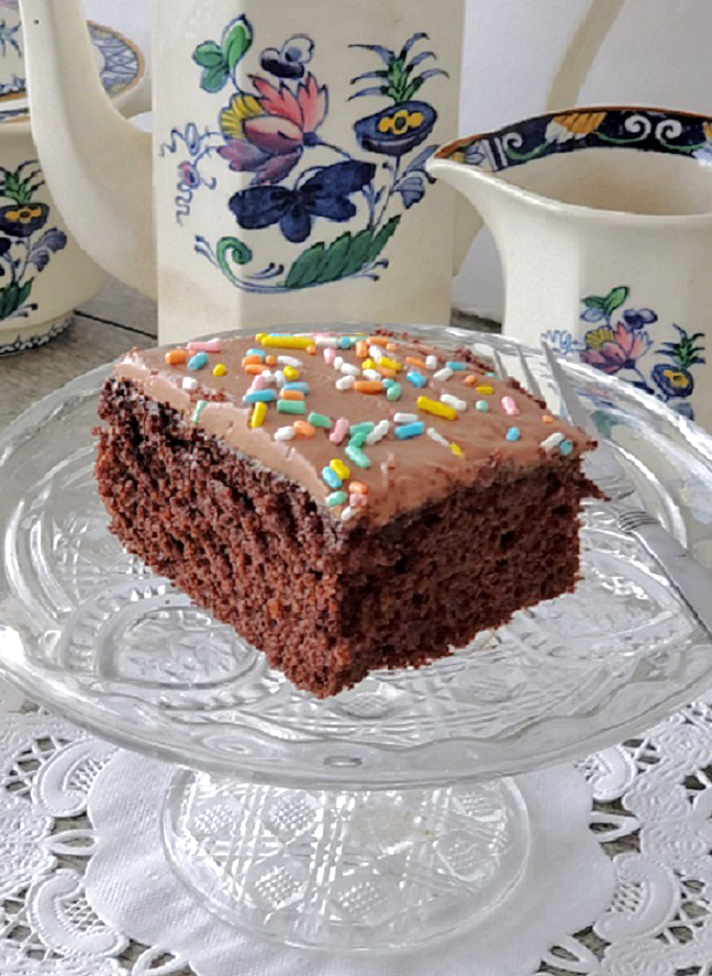 Vintage Chocolate Mayonnaise Scratch Cake or Cake Mix Version What's